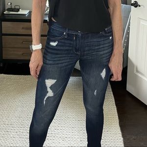 Dark Distressed Denim